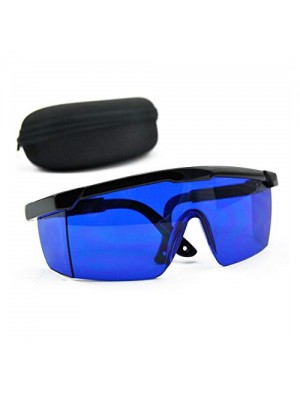Beskyttelsesbriller til laser, blå, 600-700 nm