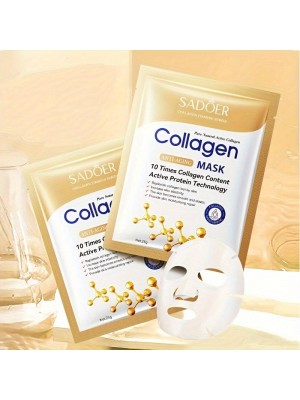 Collagen Sheet mask, Ansigtsmaske, Sadoer
