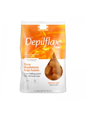 Depilflax 100 hard wax, Natural, 1 kg