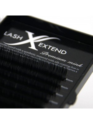 Premium Mink Lash C Curl, 14 mm, 0.15 mm, Lash eXtend
