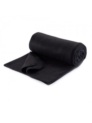Lash eXtend fleece tæppe med logo, sort