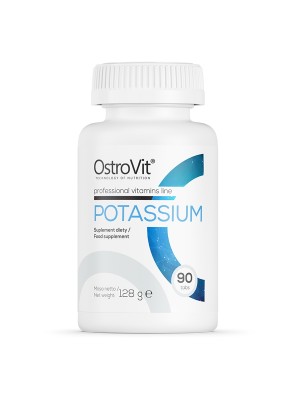 Potassium, Kalium, 90 tabletter, OstroVit
