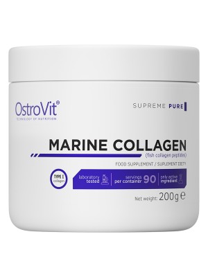 Supreme Pure Marine Collagen, 200 gram pulver, OstroVit