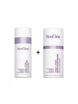 Activ-Plus Day Cream + Night Cream SAMPAK, 2x 50 ml, SkinClinic