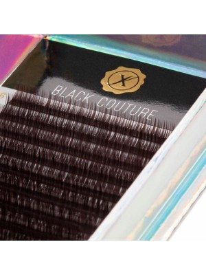 Candy Couture Lashes, Dark Chocolate, C-Mix, 6-14, 0.07 mm