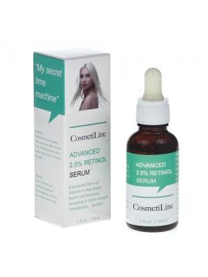 Retinol serum 2,5%, CosmetiLine, 30 ml