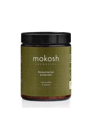 Moisturizing Face & Body Balm Green Coffee & Tobacco, 180 ml, Mokosh