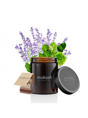 Plant Soy Candle, Bucolic Meadow, Duftlys med duft af blomstereng, Mokosh