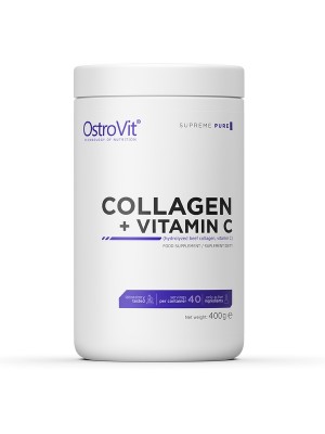 Supreme Pure Collagen + Vitamin-C, 400 g pulver, OstroVit