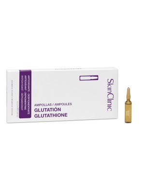 Glutathione Ampoules, 10 x 2 ml ampuller, SkinClinic, Antioxidant og depigmentering