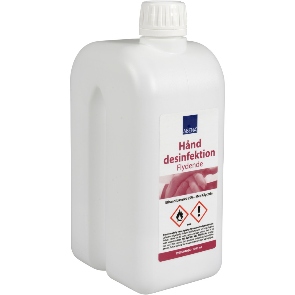 Hånddesinfektion, 85% Ethanol, 1000 ml, Abena