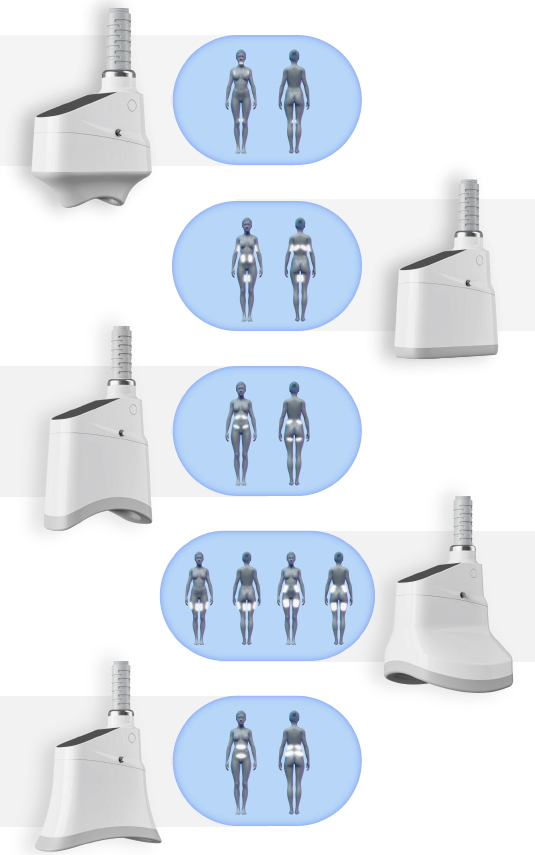 Cosmetiline Cryo Lipo 5x360, Fedtfrysningsmaskine med 5 håndtag