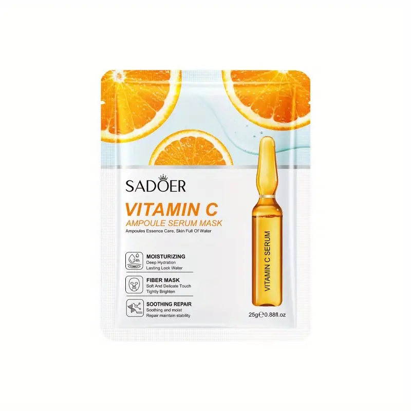 Vitamin-C Sheet mask, Ansigtsmaske, Sadoer