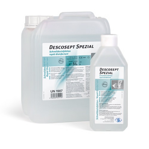 Descosept Spezial til desinfekation af overflader, instrumenter og apparater. Uden alkohol.
