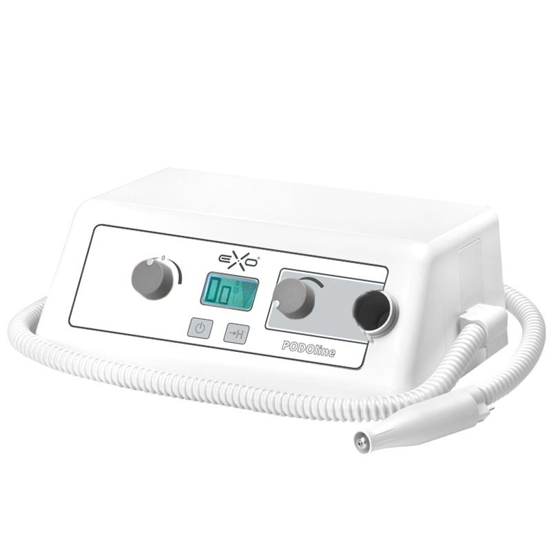 EXO Podo Line Micromotor / Fræsemaskine med sug. Trinløst 0-30.000 rpm.