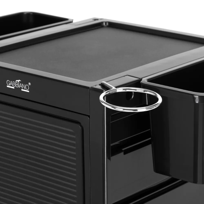 Frisørtrolley med 4 skuffer og sideholdere til frisørudstyr, Gaggia 68C