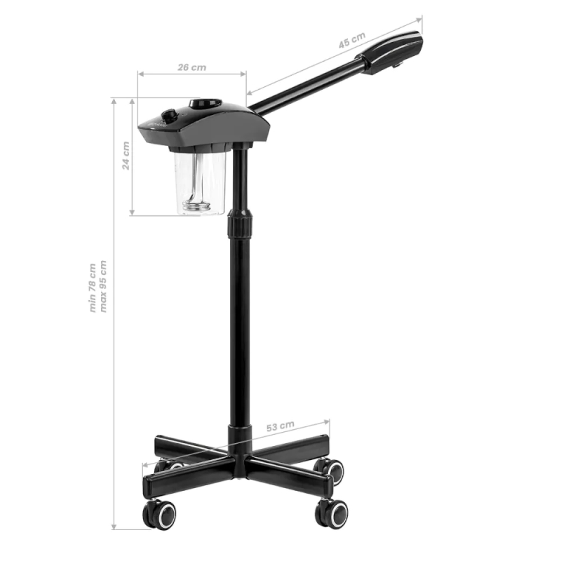 Bonito Vapozon D-20, Dampapparat, Sort