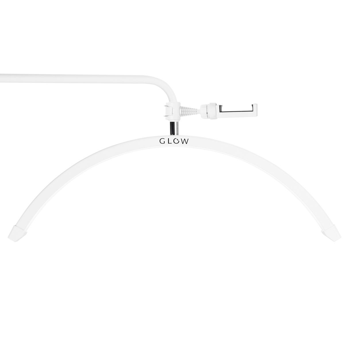 GLOW Half Moon light LED-lampe med gulvstander, Hvid