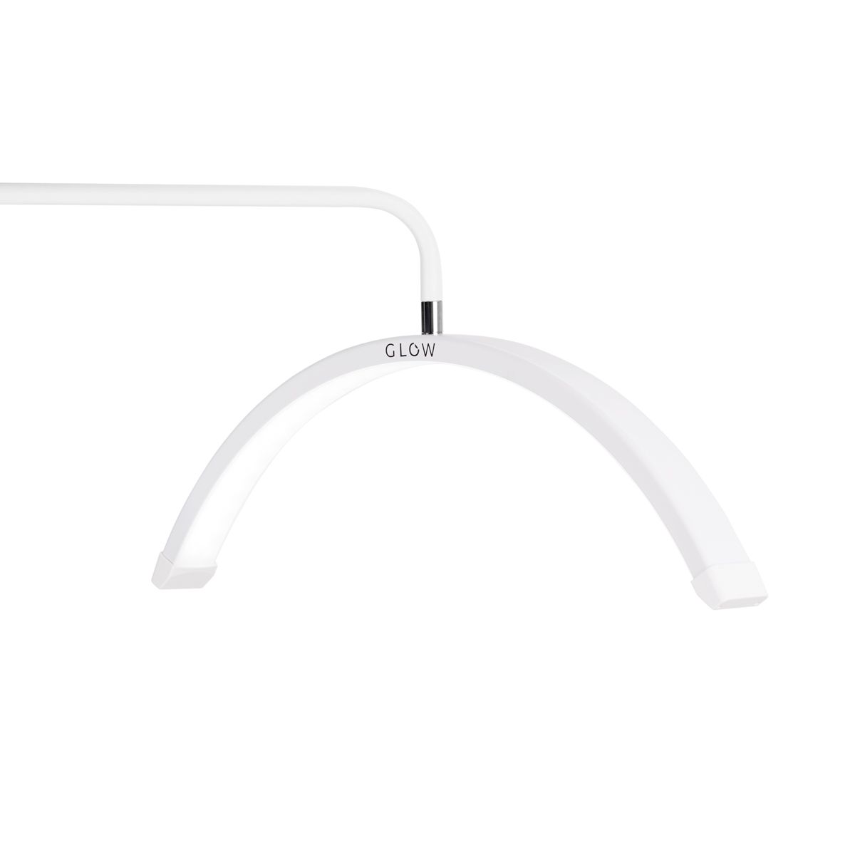 GLOW Half Moon light LED-lampe med gulvstander, Hvid