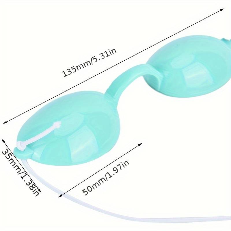 Beskyttelsesbriller til laser og lysterapi, grønne goggles