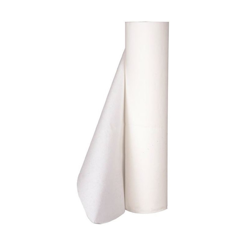 Lejepapir til briks, 2 lags perforeret, 60 cm x 50 m, Neutral