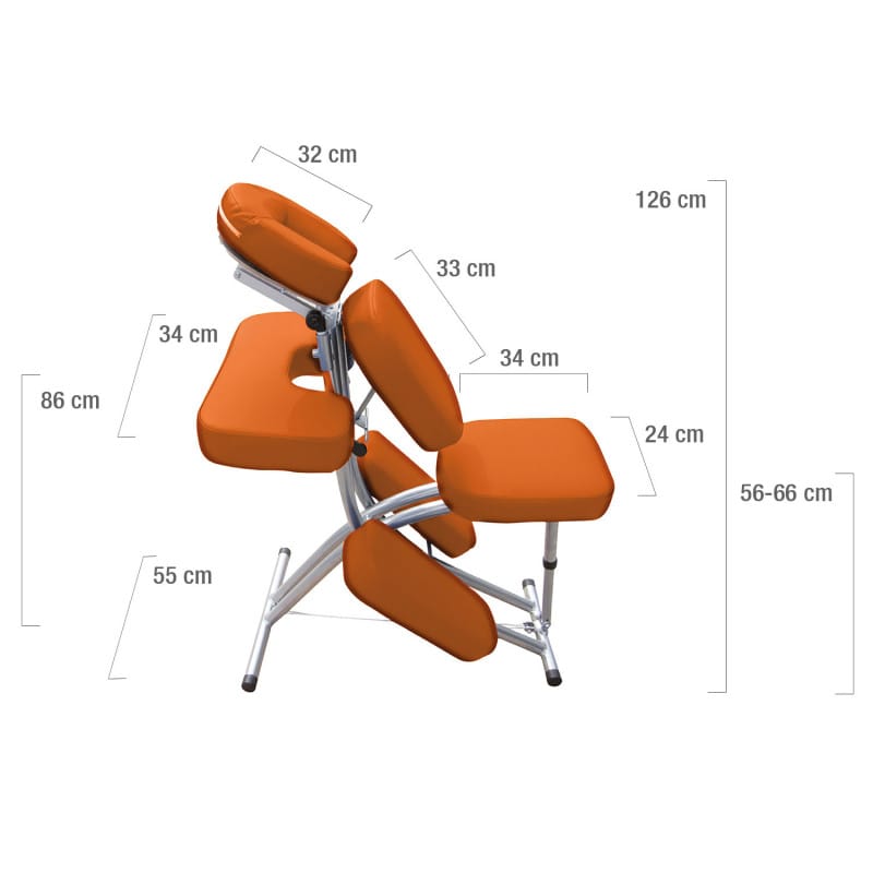 Mobil massagestol, Benoa, orange