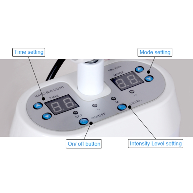 Nano Bio-Light, LED Lysterapi apparat med 7 farver
