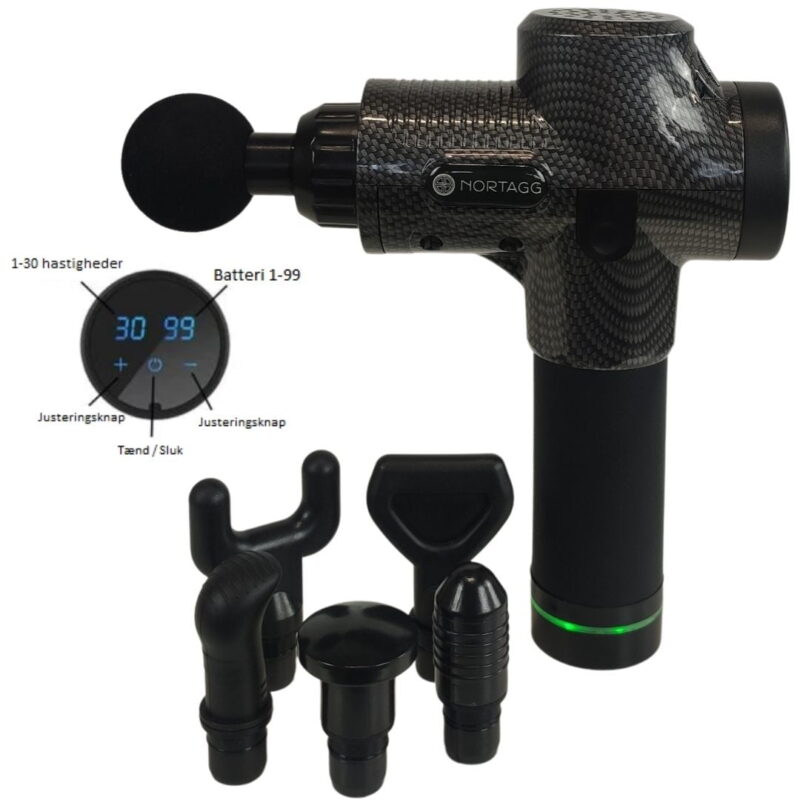 Massage Gun / Massagepistol, Nortagg, Sort