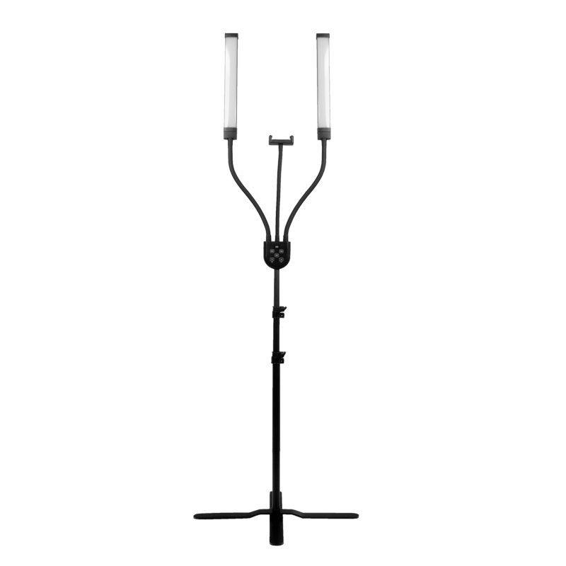 Pollux 4 LED lampe med 2 arme og mobilholder