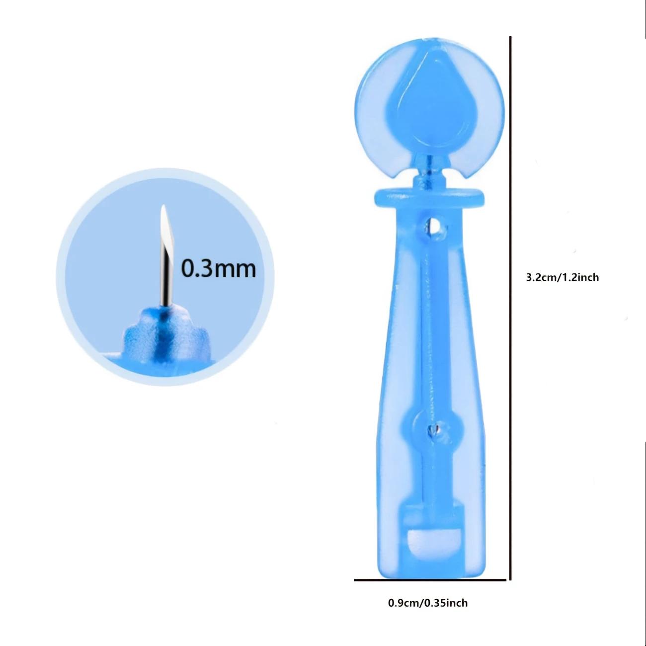Lancetnåle. 3 mm, 100 styk lancetter