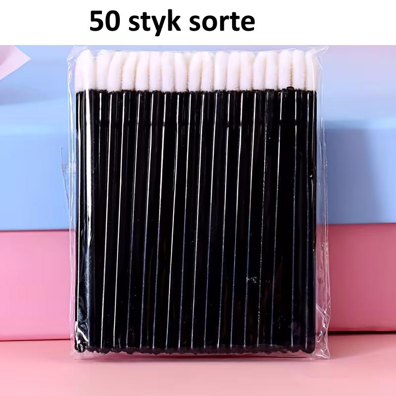 Læbebørster, Sorte, 50 stk