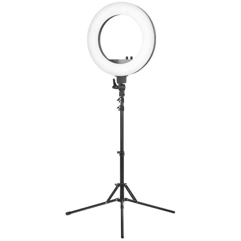 LED Ringlampe 46 cm, 48W, inkl. stativ