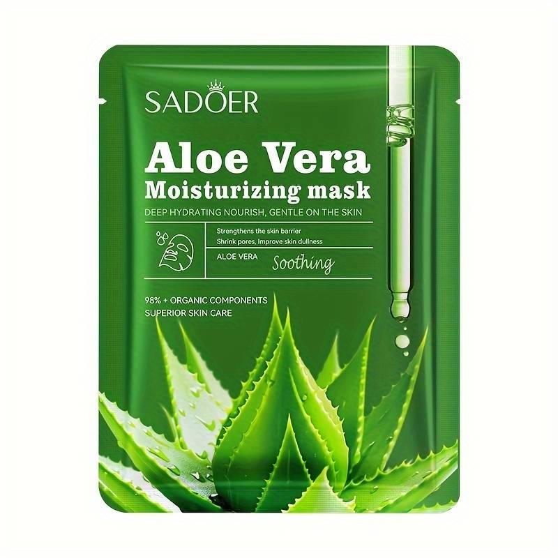 Aloe Vera Moisturizine Sheet mask, Ansigtsmaske, Sadoer