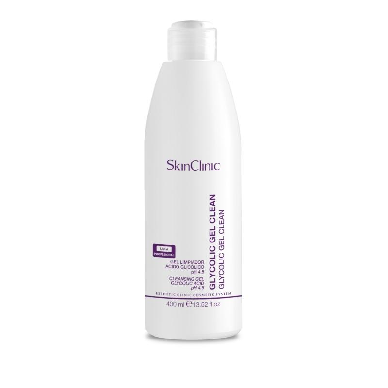 Glycolic Gel Clean, 400 ml, SkinClinic. Rense-gel med Frugtsyre