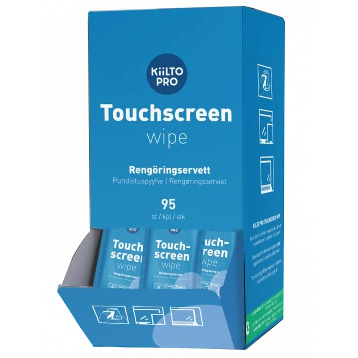 Touch Screen Wipes, Kiilto Pro, 95 stk
