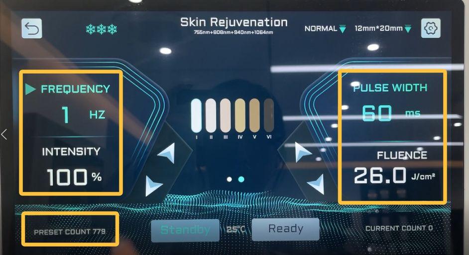 CosmetiLine Supreme MAX4-Android Diodelaser til hårfjerning og Rejuvenation, DEMO