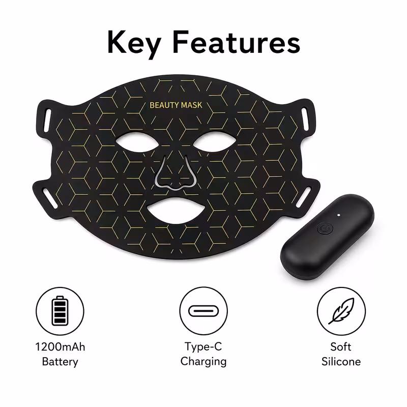 Lysterapi maske i silikone