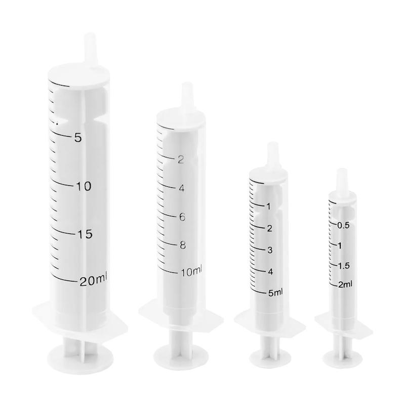 2 ml sprøjte med luer connector, 100 stk, Teqler