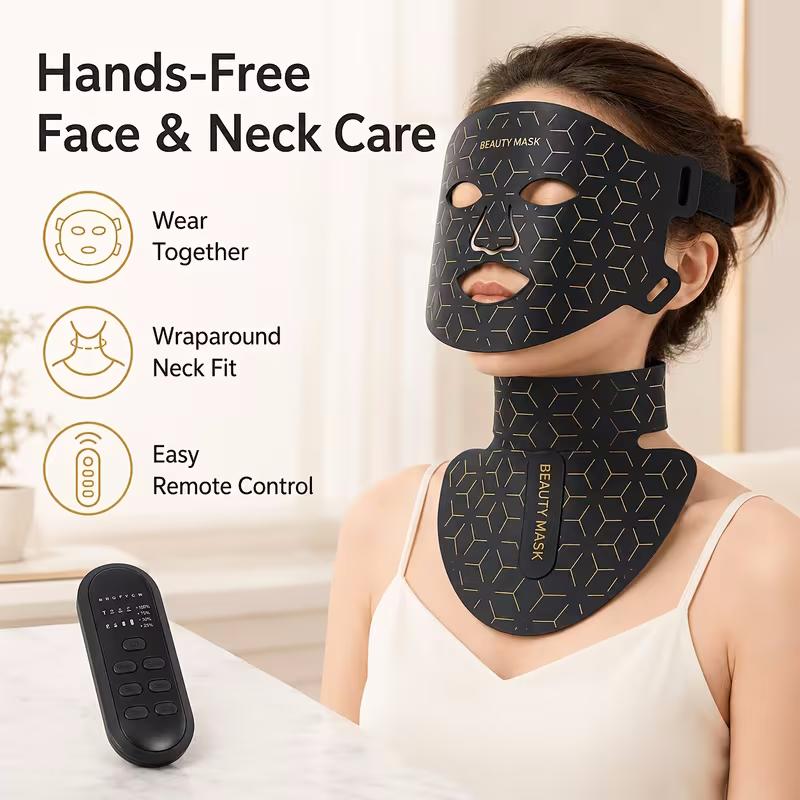Lysterapi maske i silikone inkl. halsmaske