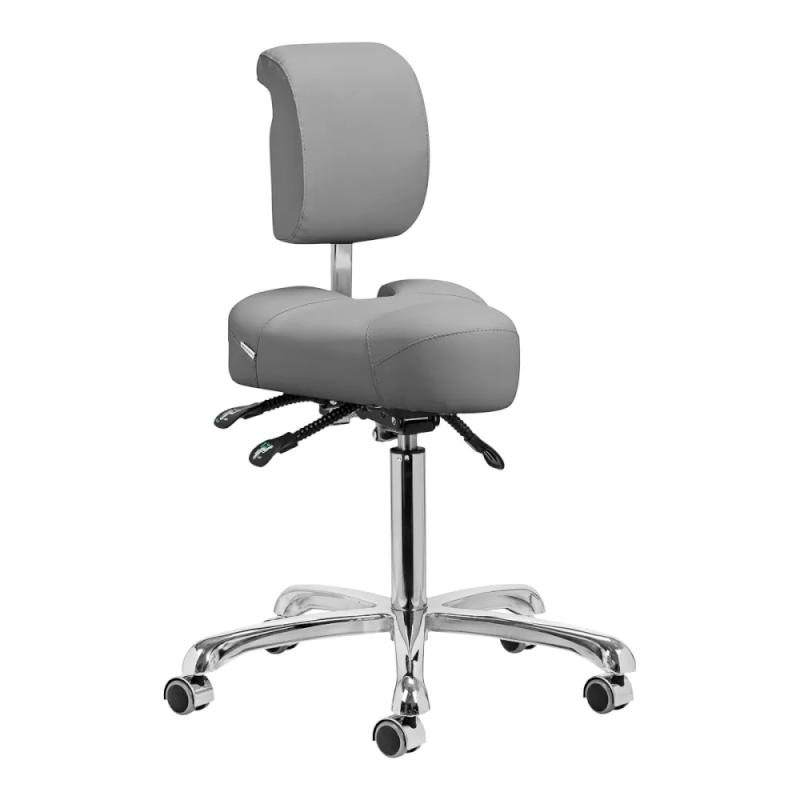 Ergonomisk behandlerstol model Bonito 2116, Grå