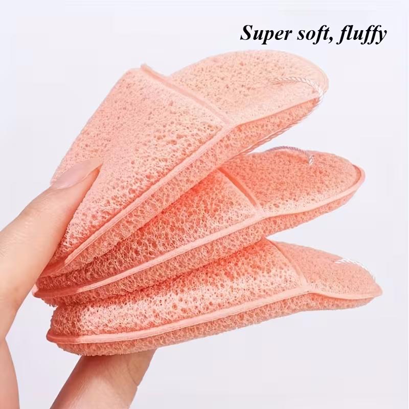 Ansigtssvamp med fingerlomme, 5 styk fluffy svampe