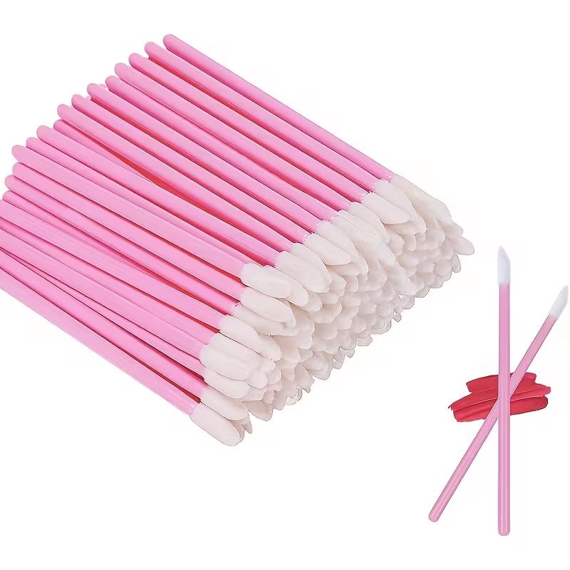 Læbebørster, Pink, 50 stk