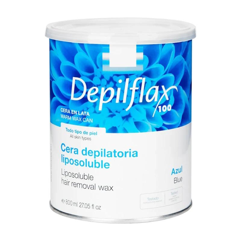 Depilflax Hårfjerningsvoks med Azulen, 800 ml dåse