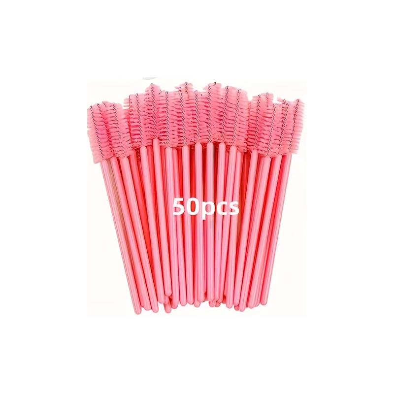 Mascara Brushes, Mascara børster, Pink, 50 stk
