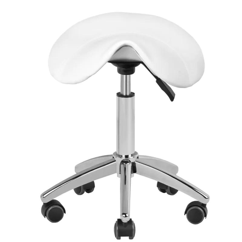 Ergonomisk sadelstol i hvid model BN-413