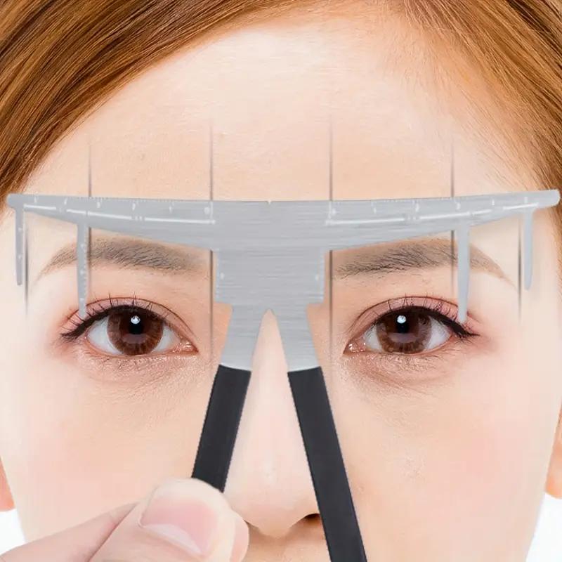 Bryn microblading skabeloner, Sæt med 3 i rustfrit stål