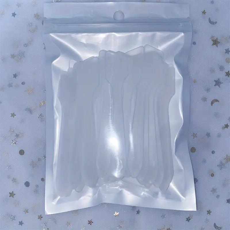 Engangs creme-spatler, 50 styk, transparent