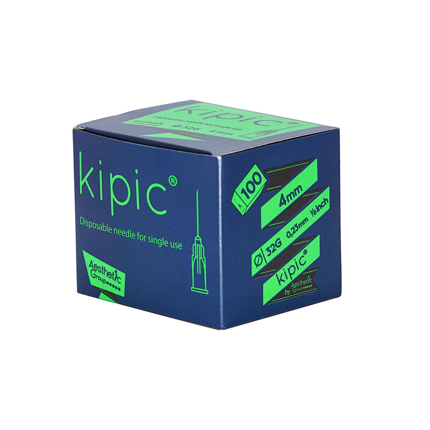 Mesoterapi kanyler, 32G - 4 mm, 100 stk, KIPIC Mesoterapinåle