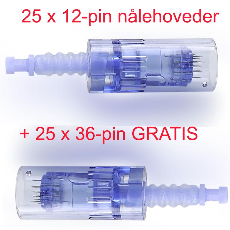 CosmetiPen / SkinPen 25 styk 12-pin + 25 styk 36-pin GRATIS