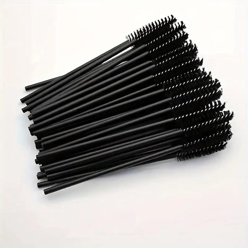 Mascara Brushes, Mascara børster, Sort, 50 stk